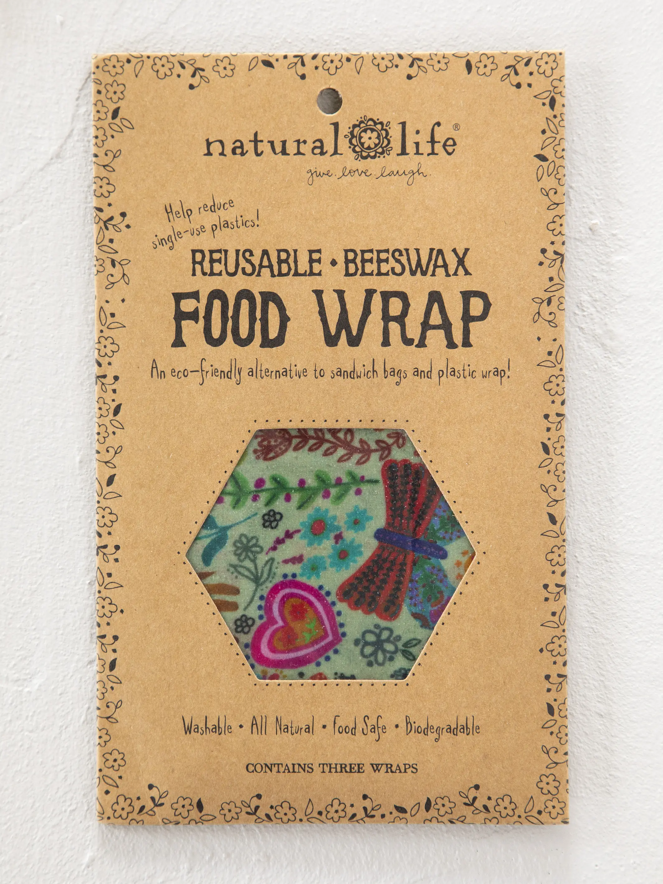 Beeswax Wraps, Set of 3 - Doodles