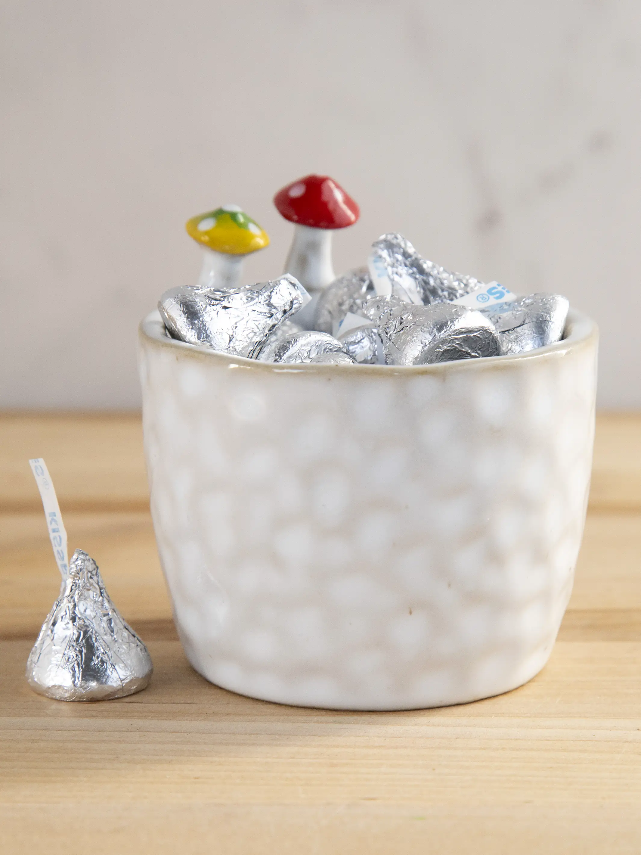 Stoneware Mushroom Cup