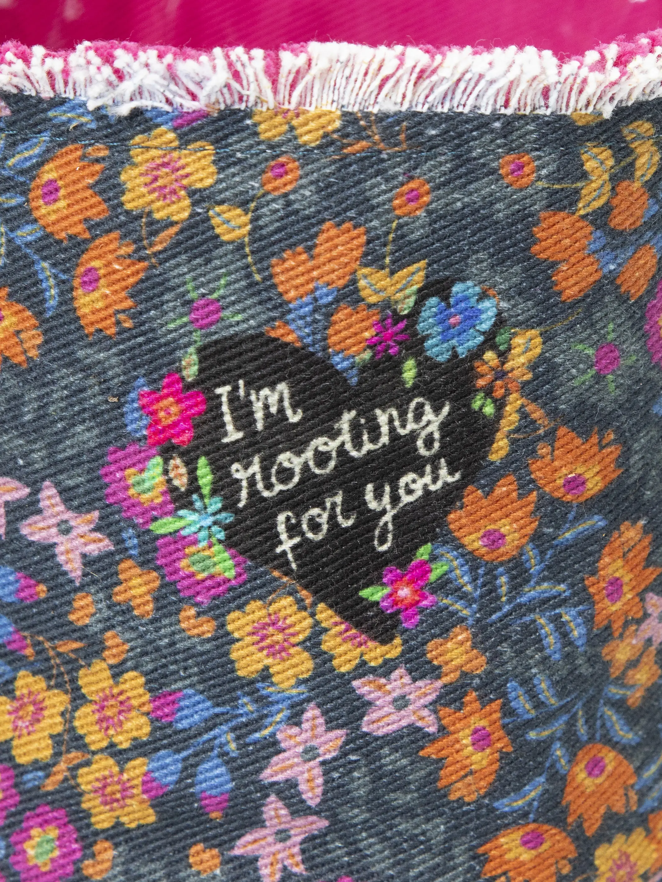 Canvas Planter Cover - I'm Rooting For You