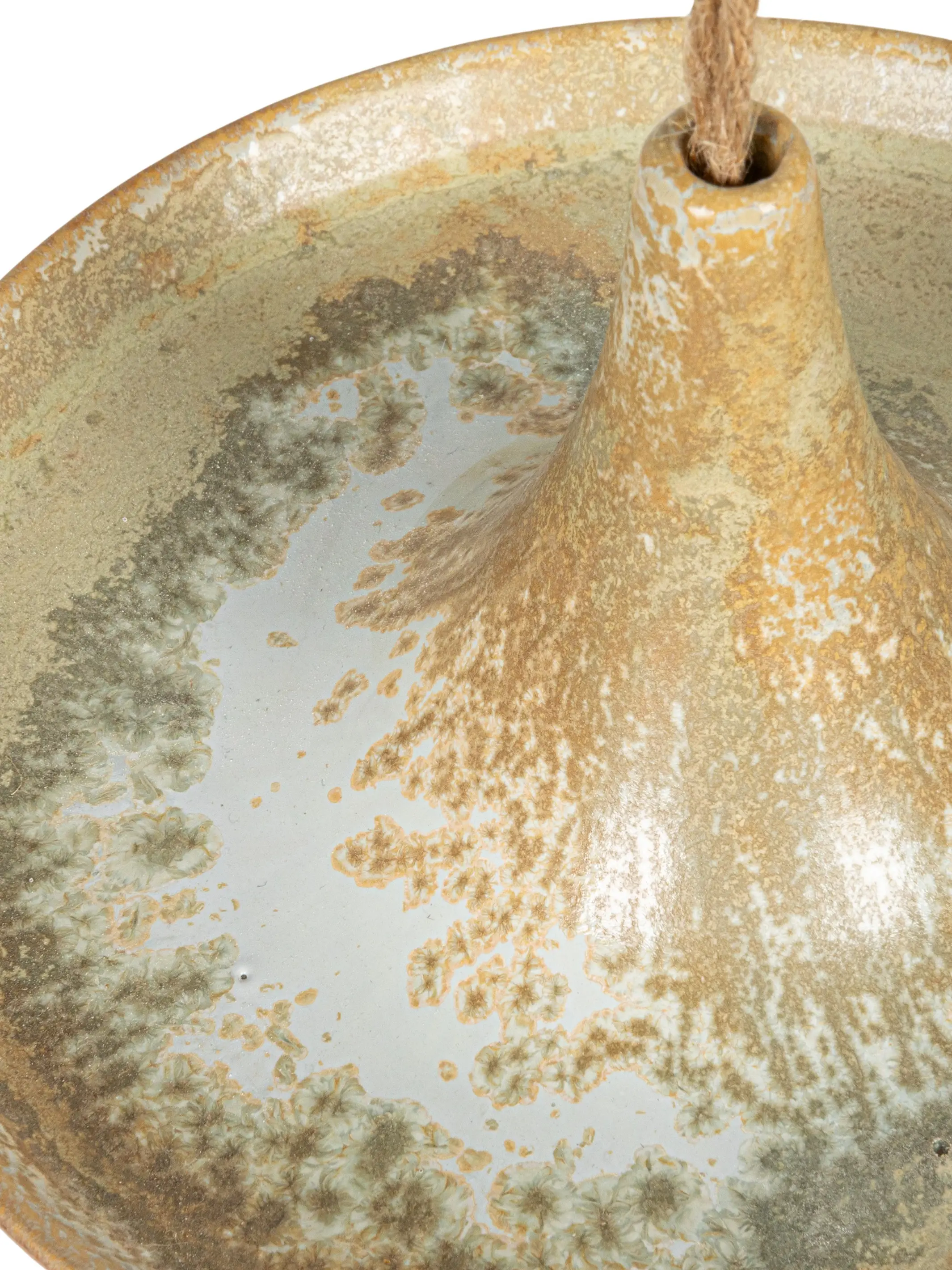 Stoneware Hanging Bird Feeder