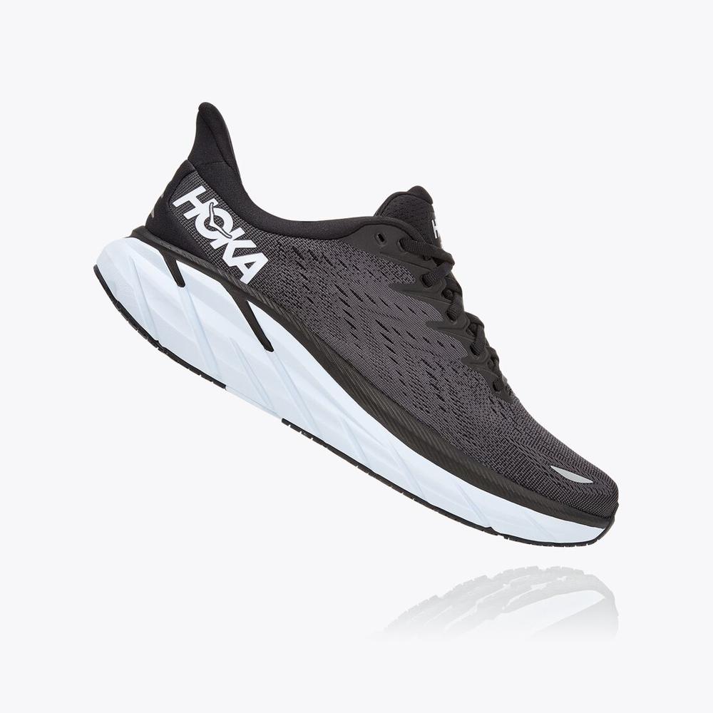 Women's Clifton 8 - Black / White